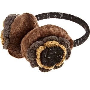 New without tags- Crochet earmuffs mix media
